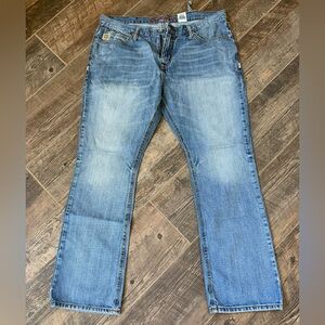 Cinch Men's Light Blue Straight Jeans